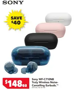 2nds World Sony Truly Wireless Noise Cancelling Earbuds offer