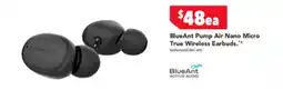 2nds World BlueAnt Pump Air Nano Micro True Wireless Earbuds offer