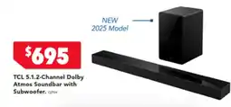 2nds World TCL Dolby Atmos Soundbar with Subwoofer offer