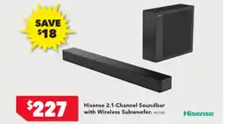 2nds World Hisense Soundbar with Wireless Subwoofer offer