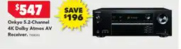 2nds World Onkyo Dolby Atmos AV Receiver offer