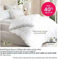 Pillow Talk Hotel & Home Superior Microfibre offer