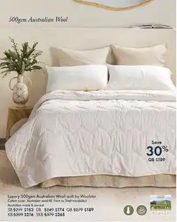 Pillow Talk Luxury Australian Wool offer
