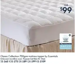 Pillow Talk Classic collection mattress topper offer