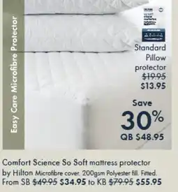 Pillow Talk Standard Pillow protector offer