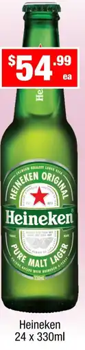 Liquor Stax Heineken original pure malt lager offer