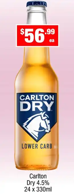 Liquor Stax Carlton dry lower carb offer