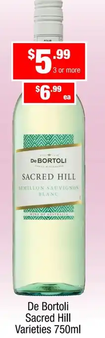 Liquor Stax De bortoli sacred hill varieties offer