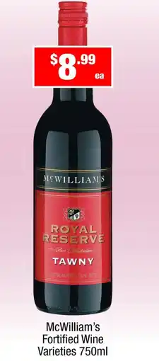 Liquor Stax Mcwilliam's fortified wine varieties offer