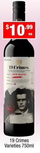 Liquor Stax 19 Crimes Varieties offer