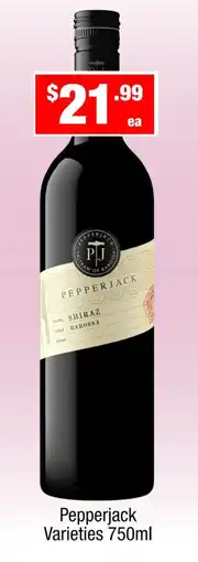 Liquor Stax Pepperjack varieties offer
