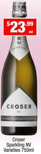 Liquor Stax Croser sparkling nv varieties offer