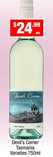 Liquor Stax Devil's corner tasmania varieties offer