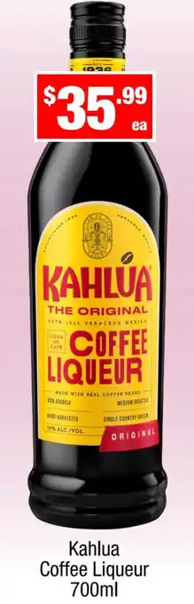 Liquor Stax Kahlua coffee liqueur offer
