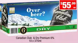Liquor Stax Canadian club & dry premium offer