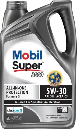 SuperCheap Auto Mobil ALL-IN-ONE PROTECTION FORMULA G 5W-30 5L ENGINE OIL offer