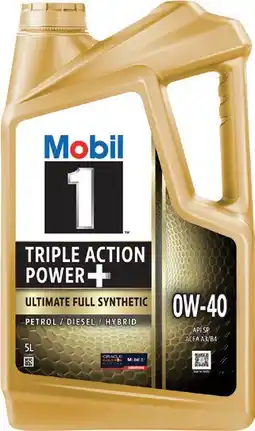 SuperCheap Auto Mobil TRIPLE ACTION 0W-40 5L Engine Oil offer