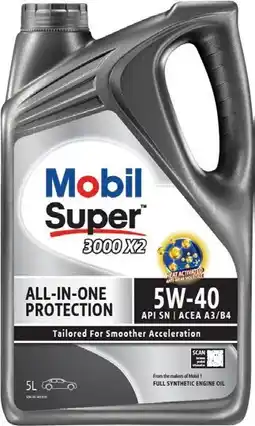 SuperCheap Auto Mobil SUPER 3000 X2 5W-40 5L Engine Oil offer