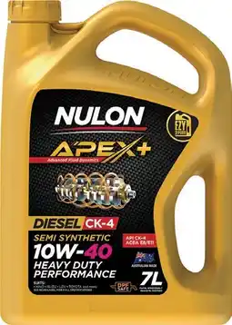 SuperCheap Auto Nulon APEX+ Heavy Duty Diesel 10W-40 7L Engine Oil offer