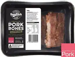 IGA Australian SunPork Smoked Pork Bones 500g offer
