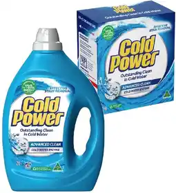 IGA Cold Power Laundry Liquid 2 Litre or Powder 2kg Selected Varieties offer