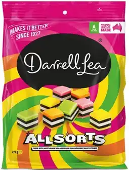 IGA Darrell Lea Share Pack 168‑280g or Life Savers Fruit Tingles Balls 150g Selected Varieties offer