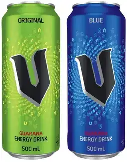 IGA V Energy Drink 500mL Selected Varieties offer