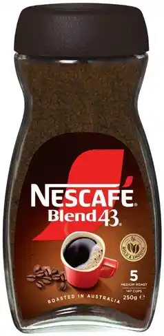 IGA Nescafé Blend 43 Instant Coffee 250g Selected Varieties offer