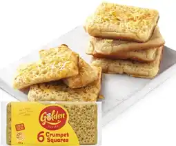 IGA Golden Crumpet Squares 6 Pack offer