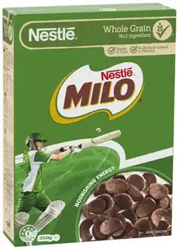 IGA Nestlé Milo Cereals 330-350g or Trix 310g Selected Varieties offer