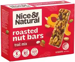 IGA Nice & Natural Nut Bars 6 Pack Selected Varieties offer