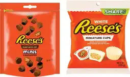 IGA NEW Reese’s Miniature Cups 120‑150g or Minis Unwrapped 120g Selected Varieties offer