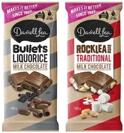 IGA Darrell Lea Chocolate Block 160‑180g Selected Varieties offer