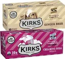 IGA Kirks 10x375mL Selected Varieties offer