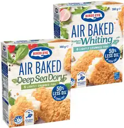 IGA Birds Eye Air Baked Crumbed Fish 250‑380g Selected Varieties offer