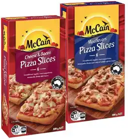 IGA McCain Pizza Slices 540‑600g Selected Varieties offer