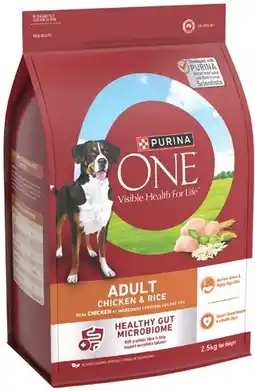 IGA Purina One Dry Dog Food 2.5kg Selected Varieties offer