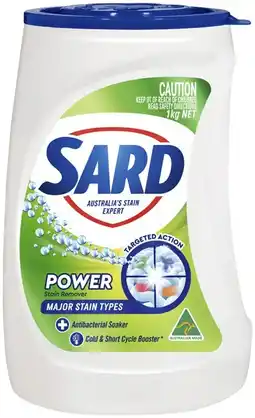 IGA Sard Stain Remover Powder 900g‑1kg Selected Varieties offer