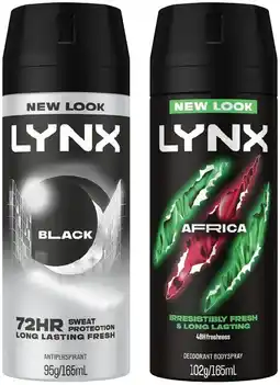 IGA Lynx Antiperspirant or Deodorant Body Spray 165mL Selected Varieties offer