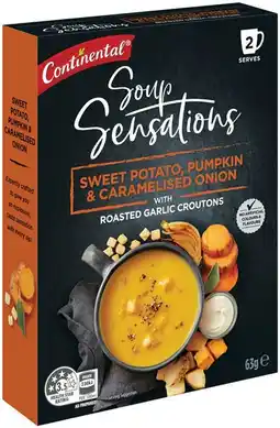 IGA Continental Soup Sensations 2 Serve Selected Varieties offer