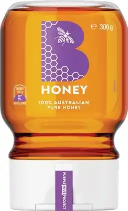 IGA B Honey 100% Australian Pure Honey 300g offer