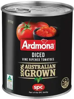 IGA Ardmona Crushed or Diced Tomatoes 810g offer