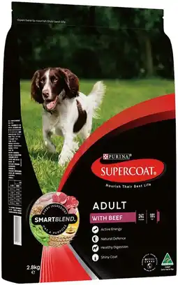IGA Supercoat Dry Dog Food 2.6-2.8kg Selected Varieties offer