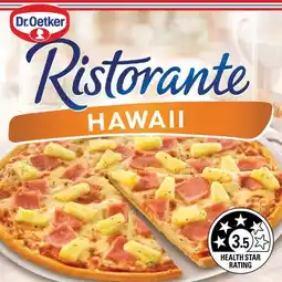 IGA Dr. Oetker Ristorante Pizza 310‑390g Selected Varieties offer