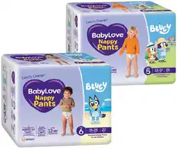 IGA BabyLove Nappy Pants 22‑34 Pack Selected Varieties offer