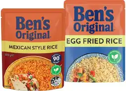 IGA Ben’s Original Rice 240‑250g Selected Varieties offer
