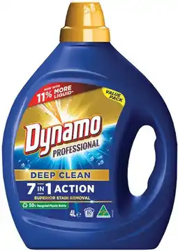 IGA Dynamo Professional Laundry Liquid 4 Litre Selected Varieties offer