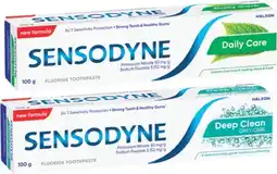 IGA Sensodyne Daily Care or Deep Clean Daily Care Toothpaste 100g offer