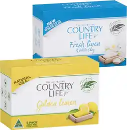 IGA Country Life Bar Soap 5 Pack Selected Varieties offer