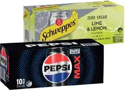IGA Pepsi, Solo or Schweppes Infused Natural Water 10x375mL Selected Varieties offer